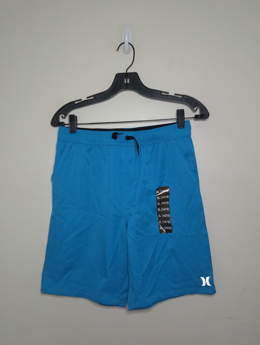 Boys Hurley Blue Shorts Sz 14/16 NWT